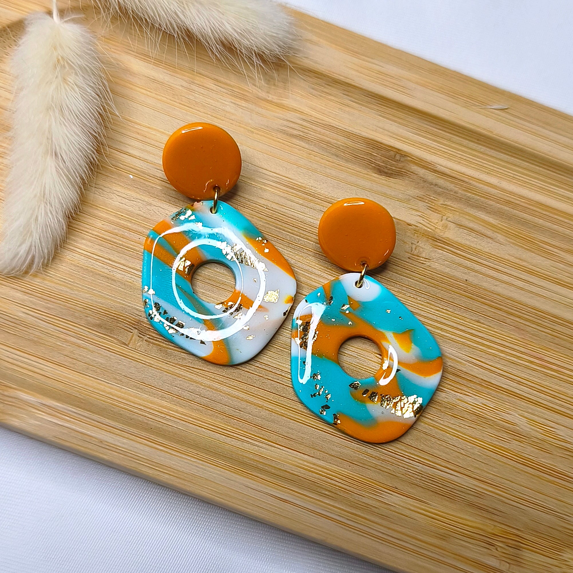 BO - ORANGE/TURQUOISE
